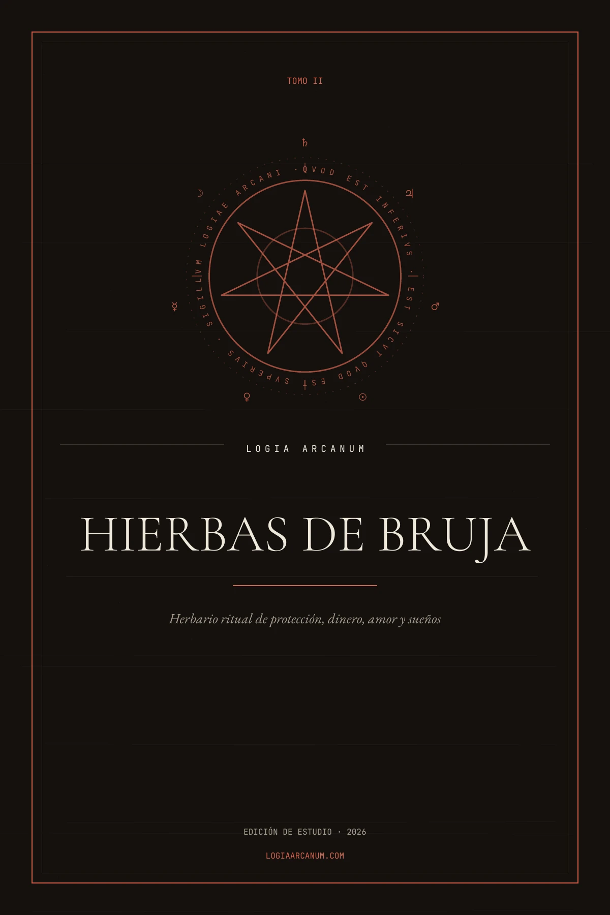 Portada del Tomo II: Hierbas de bruja
