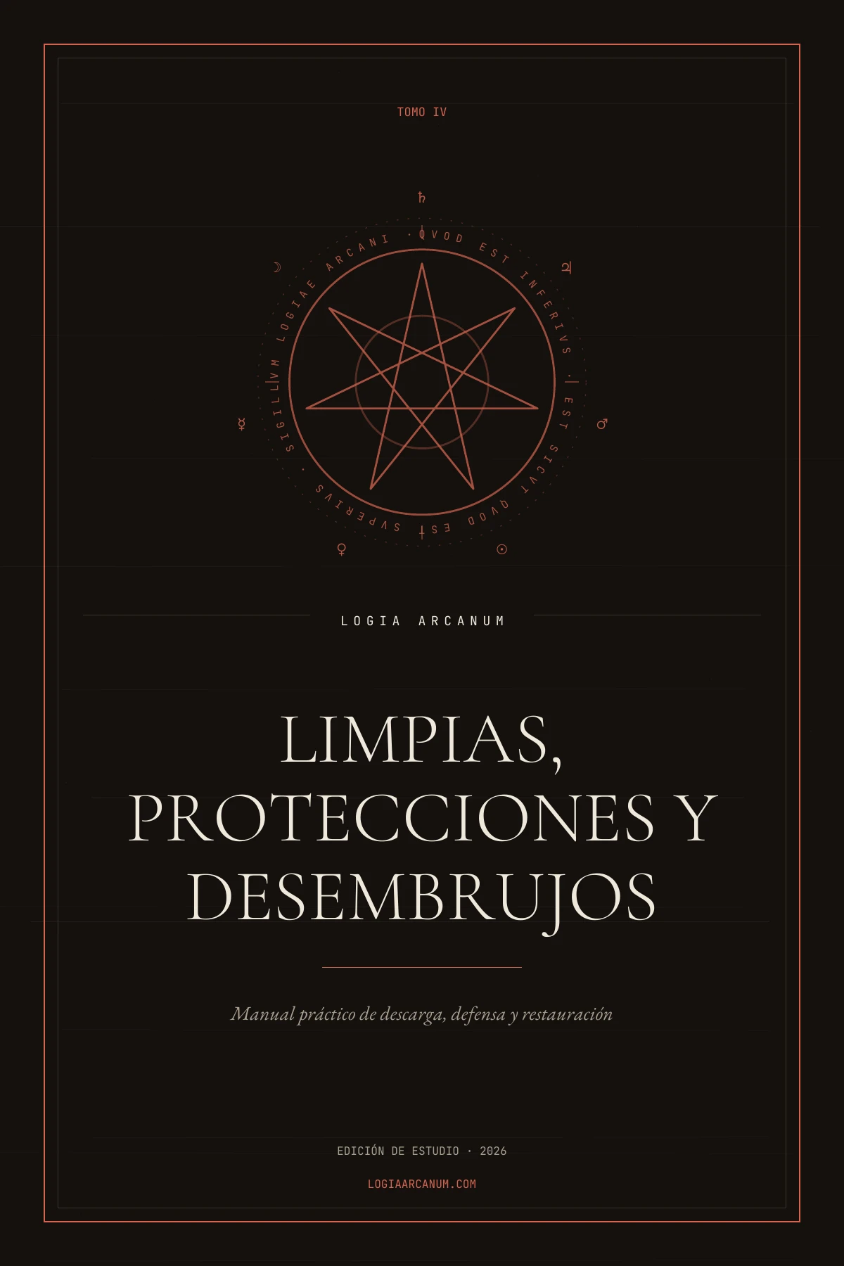 Portada del Tomo IV: Limpias, protecciones y desembrujos